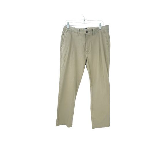 J. Crew Flex Sutton Straight Leg Chino Pant Cotton Khaki Size 33 /29 - Picture 3 of 9